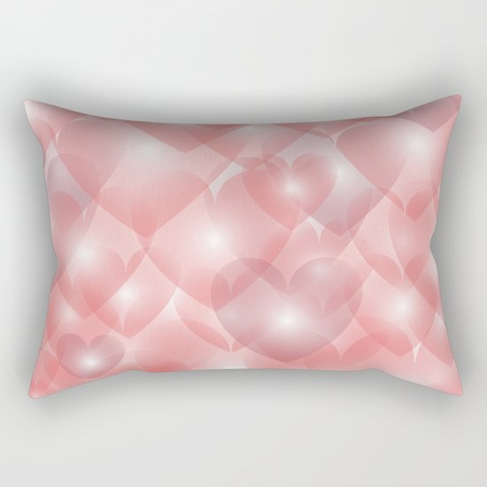 Hearts Aglow Rectangular Pillow