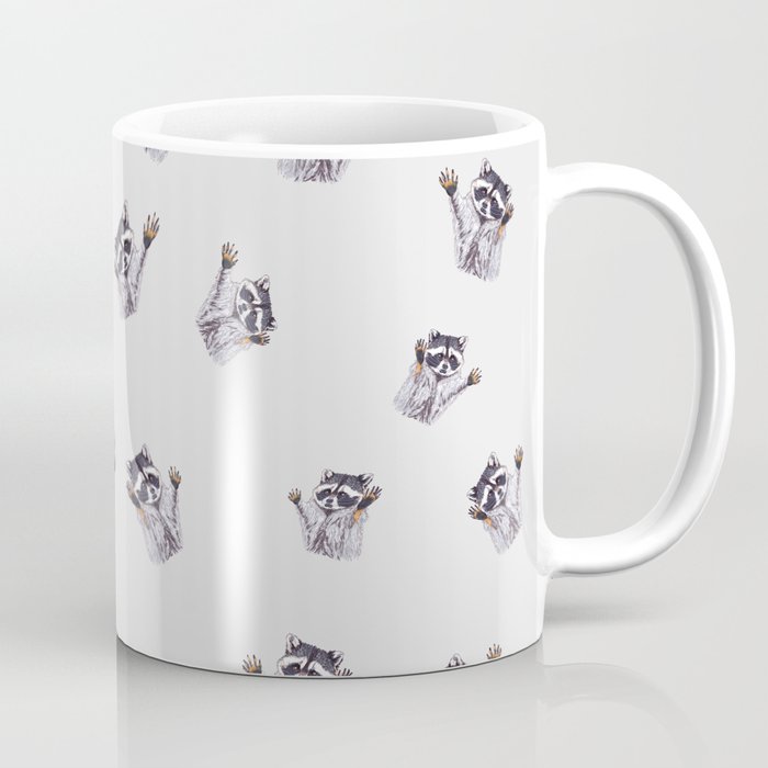 Playful Dancing Raccoons Edition 3 Coffee Mug