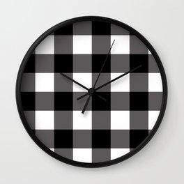 Buffalo Plaid Wall Clocks For Any Decor Style Society6