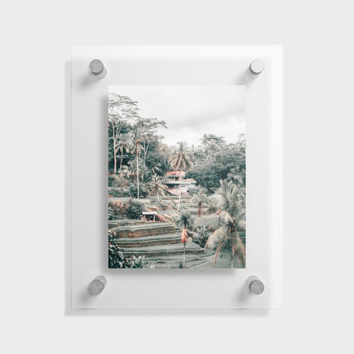Green Bali Indonesia Floating Acrylic Print