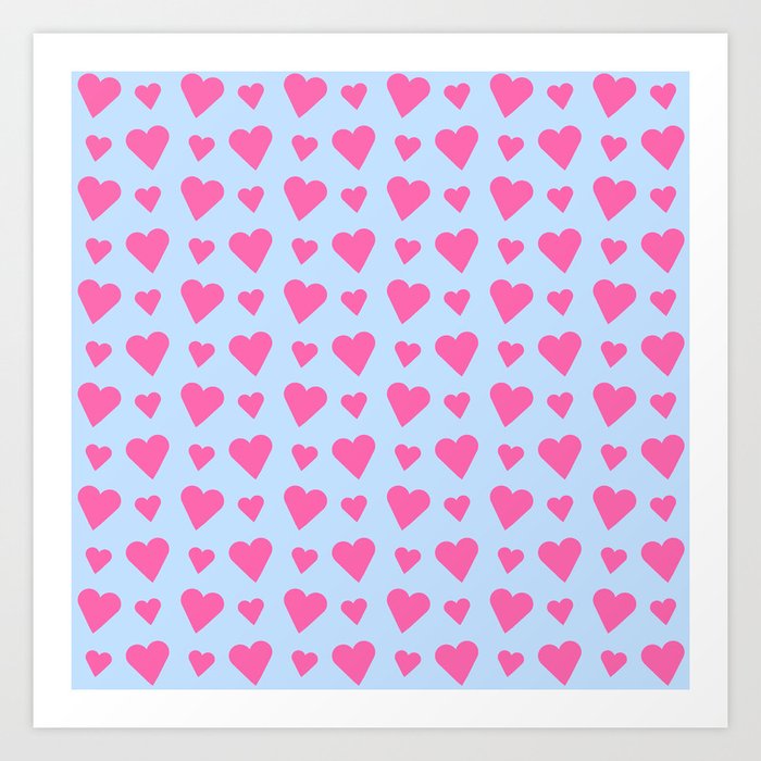 Heart and love 36 Art Print