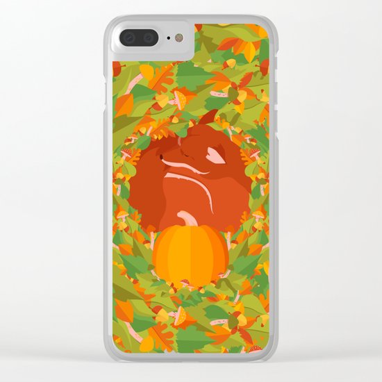 Mellow Autumn Clear iPhone Case