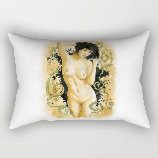 The Gentle Lady Rectangular Pillow