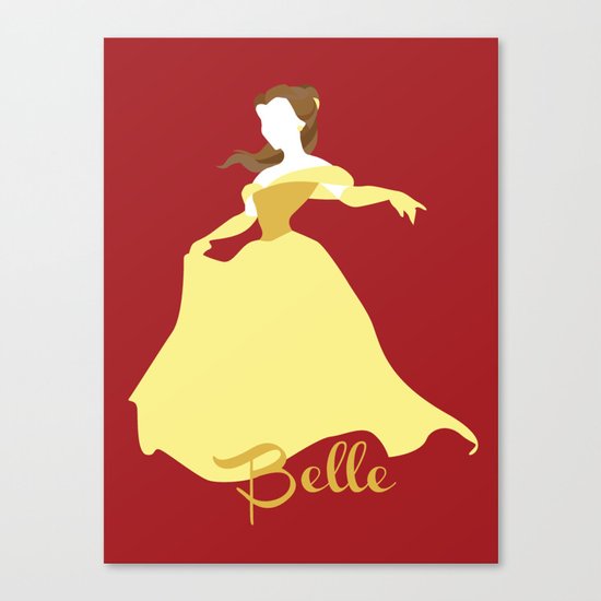 Belle from Beauty and the Beast Disney Canvas Print