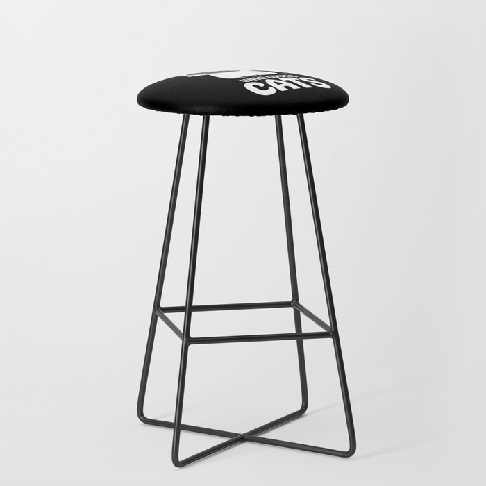 Just A Girl Who Loves Cats Bar Stool