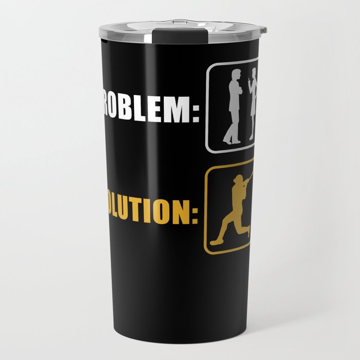 Baseball playing Baseball Travel Mug