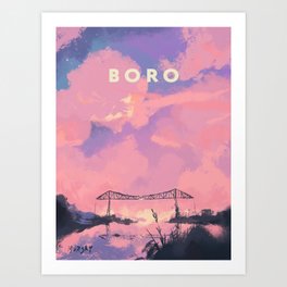 Boro Art Print