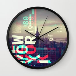 GLITCH CITY #80: New York Wall Clock | Photo, Collage, Print, Digital, Design 