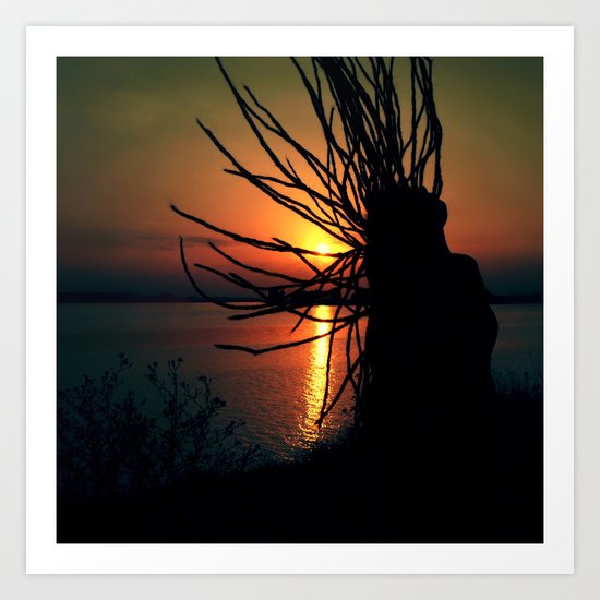 The world is burning Art Print