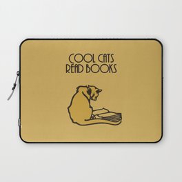 Cool cats read books Laptop Sleeve