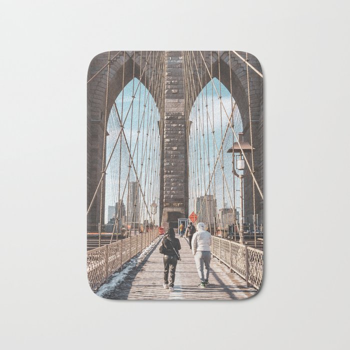 Brooklyn Bridge | Photography in NYC Bath Mat