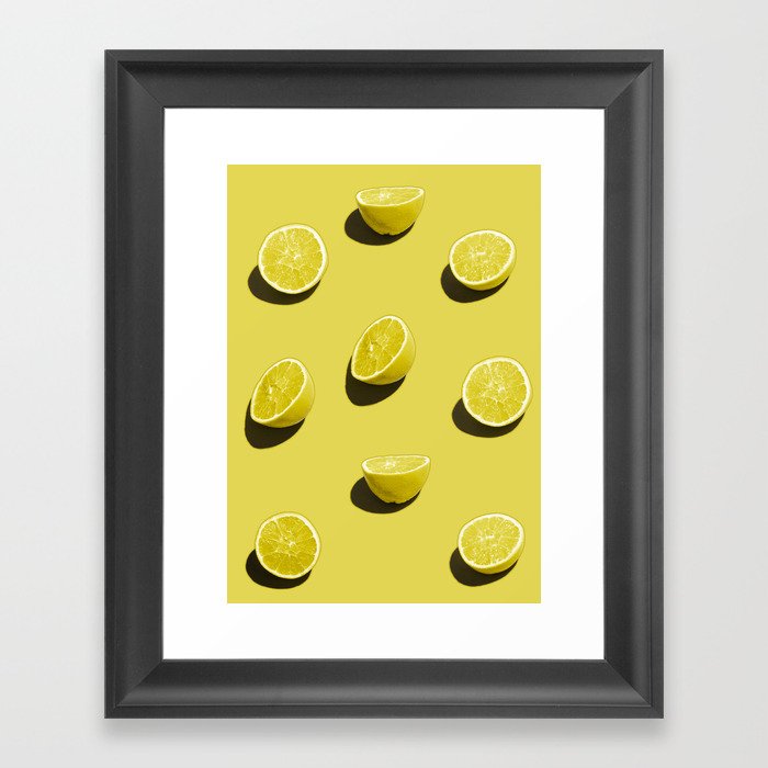 Lemon Delight Framed Art Print
