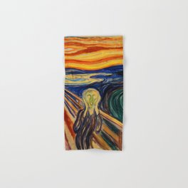 Edvard Munch - The Scream 1910 Hand & Bath Towel