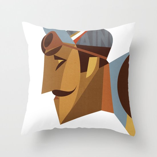 Maino Color Throw Pillow
