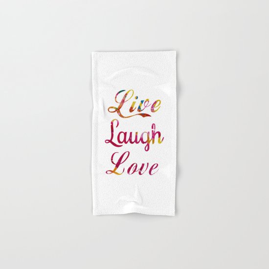 Live, laugh, love Hand & Bath Towel