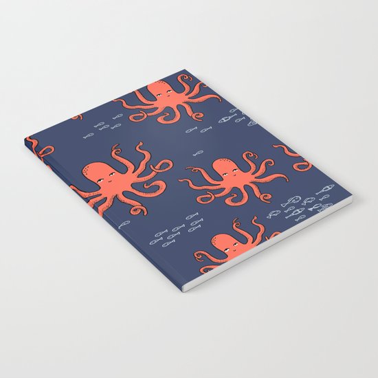 Octopus by Andrea Lauren Notebook