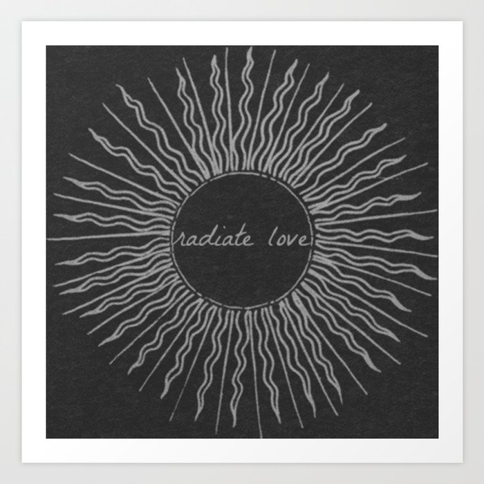 Radiate Love Art Print