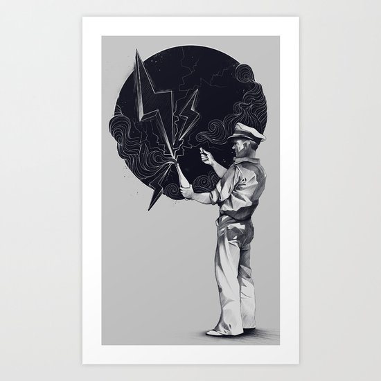 Lightning In A Bottle Art Print