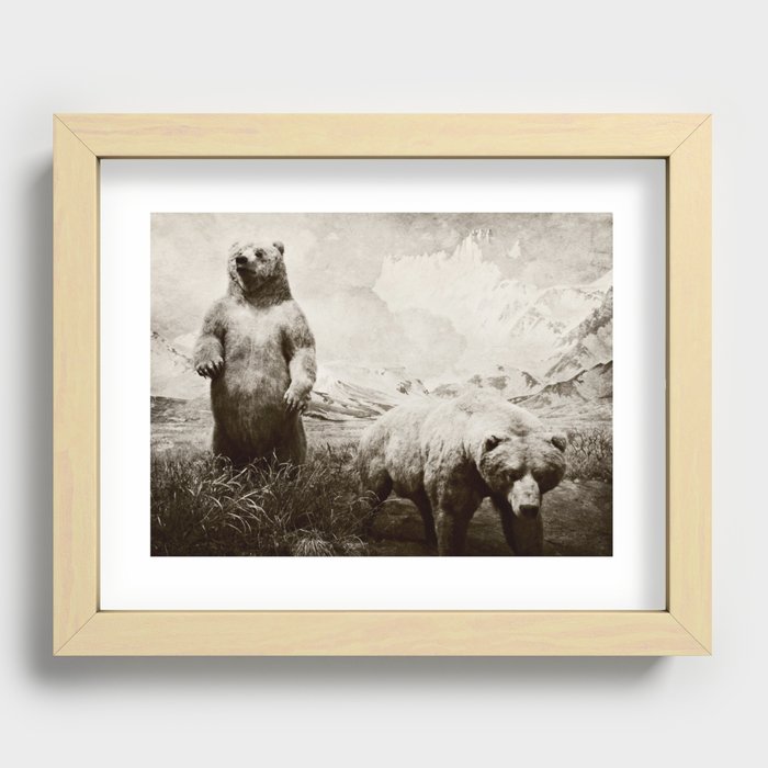 brother bears Recessed Framed Print