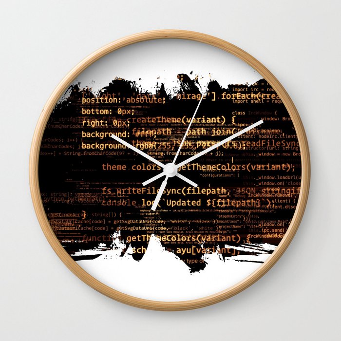 I am the programmer of my life Wall Clock