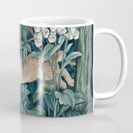 William Morris Forest Rabbits and Foxglove Greenery Mug