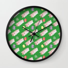Vintage Christmas Candy Wall Clock
