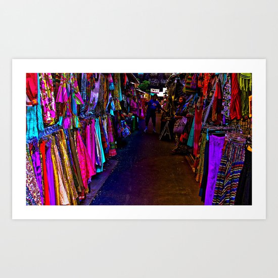 How Bazaar (Neon) Art Print