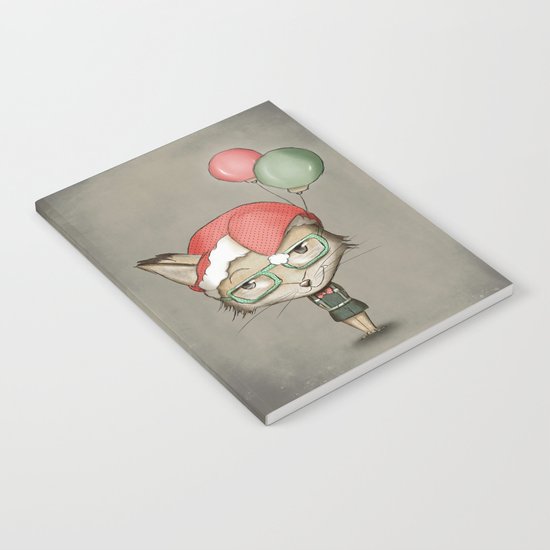 Christmas Fox Notebook