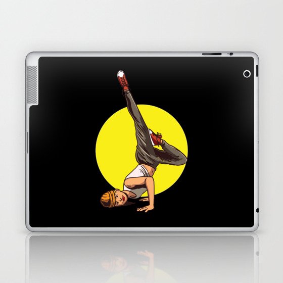 Breakdancing B-Boy Hip Hop Dancer Laptop & iPad Skin