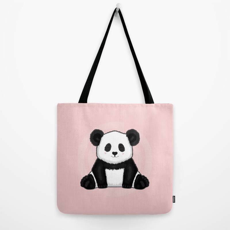 panda tote bag