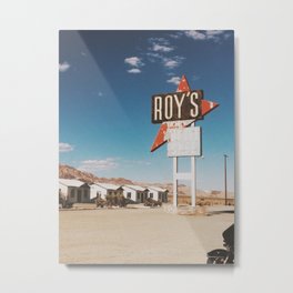 Roy's Motel Metal Print