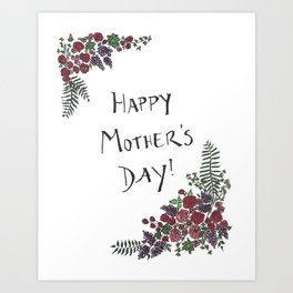Mother's Day Card Art Print