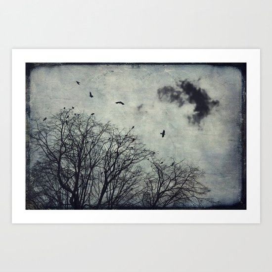 waiting and leaving Art Print