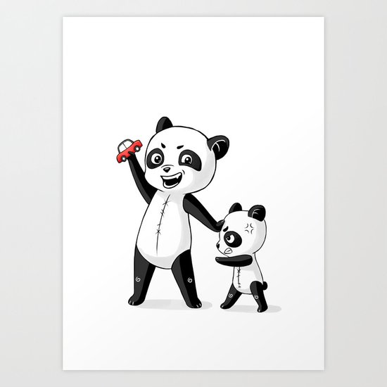 Panda Brothers Art Print