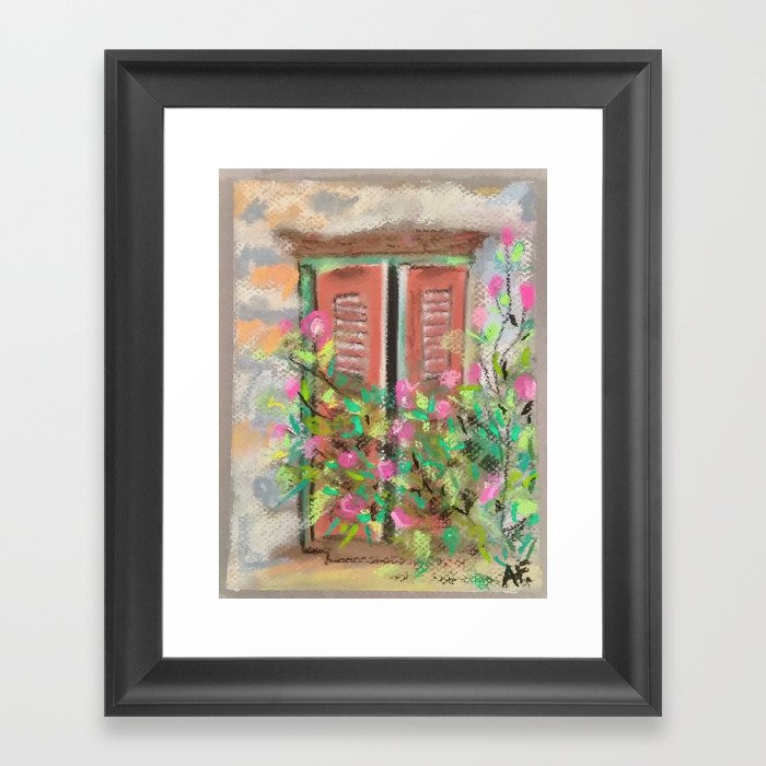 Window Framed Art Print