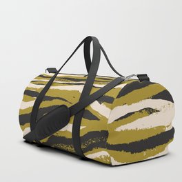 Abstract Rust Animal Print  Duffle Bag