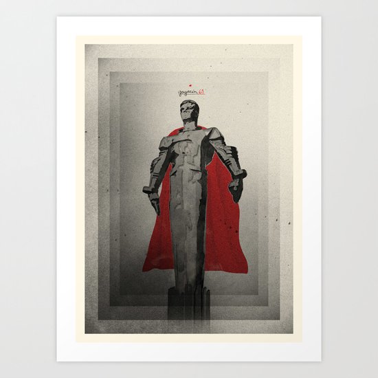 Superheroes SF Art Print