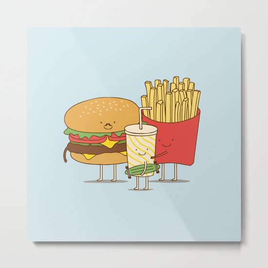 family meal Metal Print