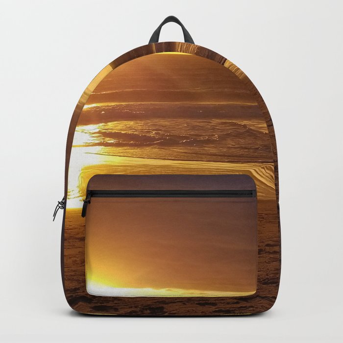Golden Carmel Sunset Backpack