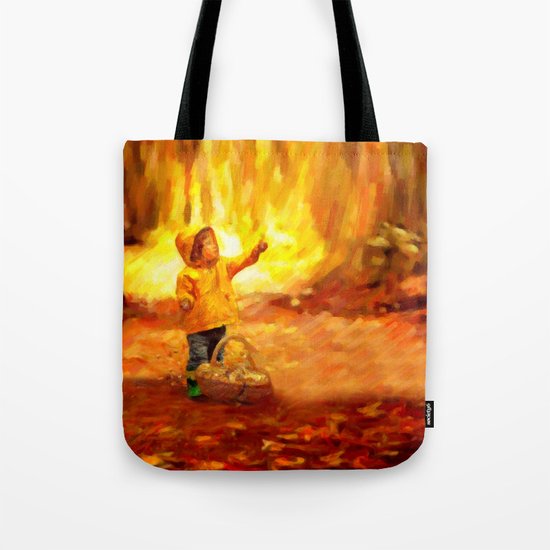 The Little Collector - Painting Style Tote Bag