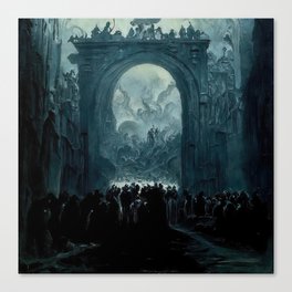 At the Gates of Hell Canvas Print