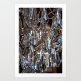 Crystal Chandelier Art Print | Crystals, Sparklychandelier, Elegantchandelier, Palace, Crystal, Castle, Glamour, Gatsby, Photo, Sparkles 