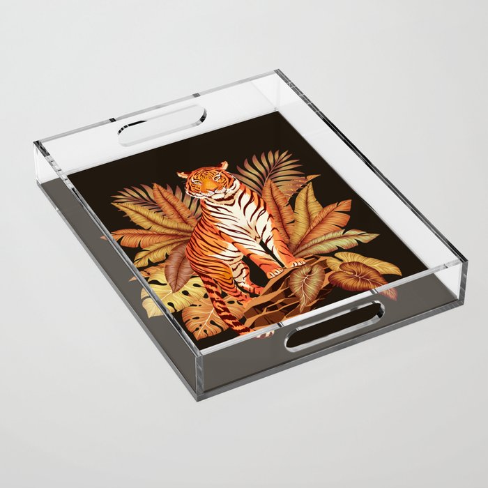 Autumn Jungle Tiger Acrylic Tray