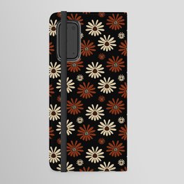 Retro daisy blooming spring pattern Android Wallet Case