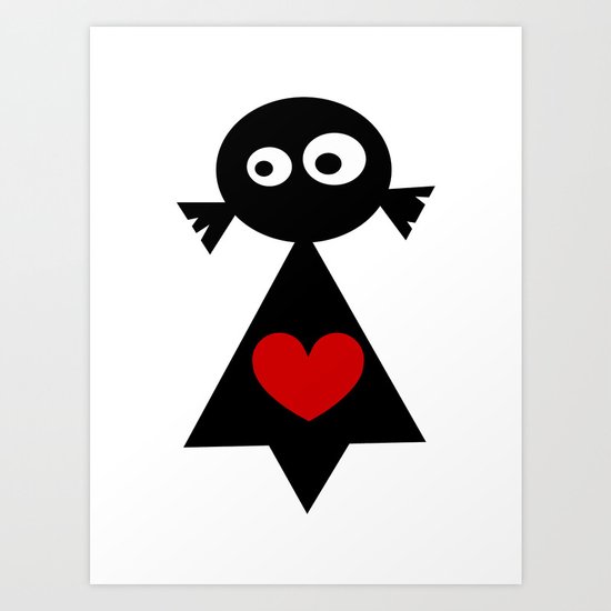 ···MuÑeQUita MoOi MoOi... Art Print