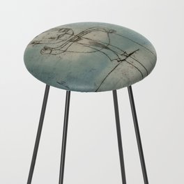 “The Angler” by Paul Klee Counter Stool