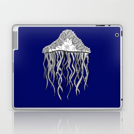 Blue Jellyfish Laptop & iPad Skin