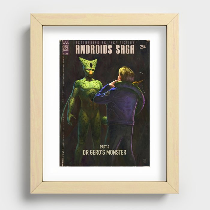 Androids Saga - Dr Gero's Monster Recessed Framed Print
