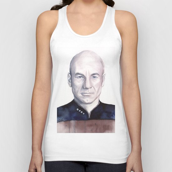Captain Picard Unisex Tank Top