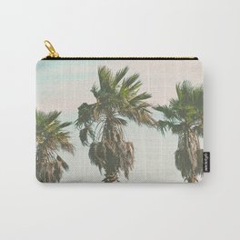 3 Retro Palms Carry-All Pouch | Photo, Grass, Galveston, Palmtrees, Sunshine, Green, Palmtree, Palm, Beach, Tropical 